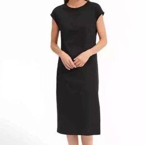 The Luxe Cotton Side-Slit Tee Dress M NWT